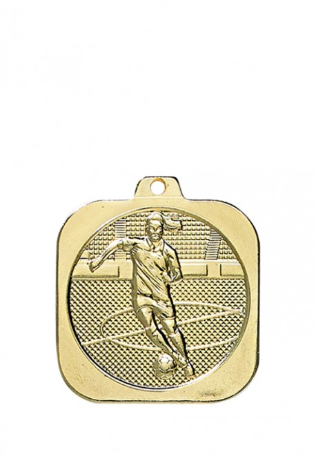 Médaille 35 x 35 mm Football  - DK06