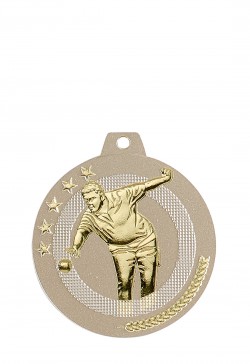 Médaille Ø 50 mm Boules & Pétanque  - NQ11