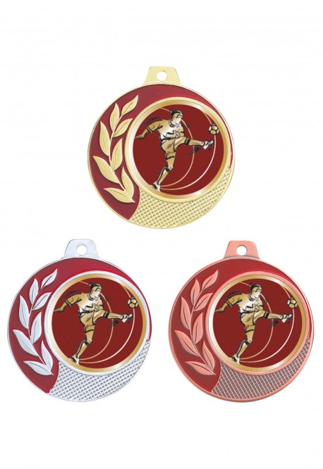 Médaille Ø 70 mm Football  - CZ11