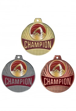 Médaille Ø 50 mm Natation  - CX19