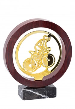 Trophée Bois Métal Football JX03