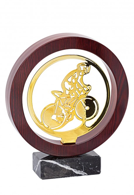 Trophée Bois Métal Football JX03