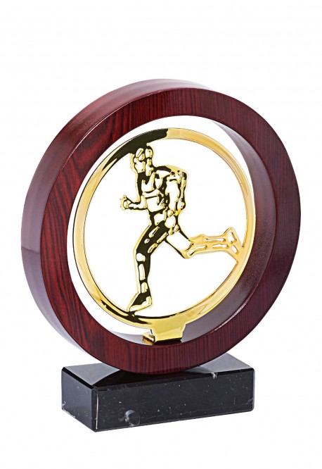 Trophée Bois Métal Boule & Pétanque JX05